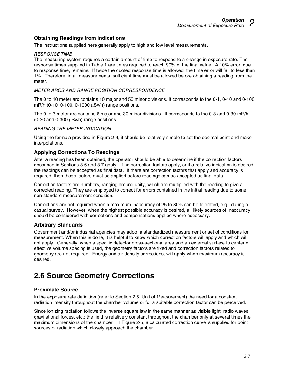 6 source geometry corrections | Fluke Biomedical 440RF User Manual | Page 15 / 38