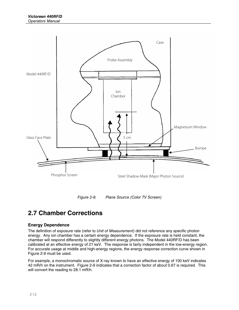 7 chamber corrections | Fluke Biomedical 440RF User Manual | Page 20 / 38