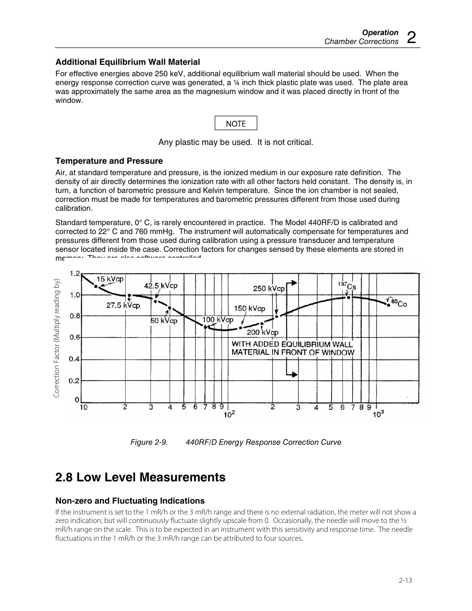 8 low level measurements | Fluke Biomedical 440RF User Manual | Page 21 / 38