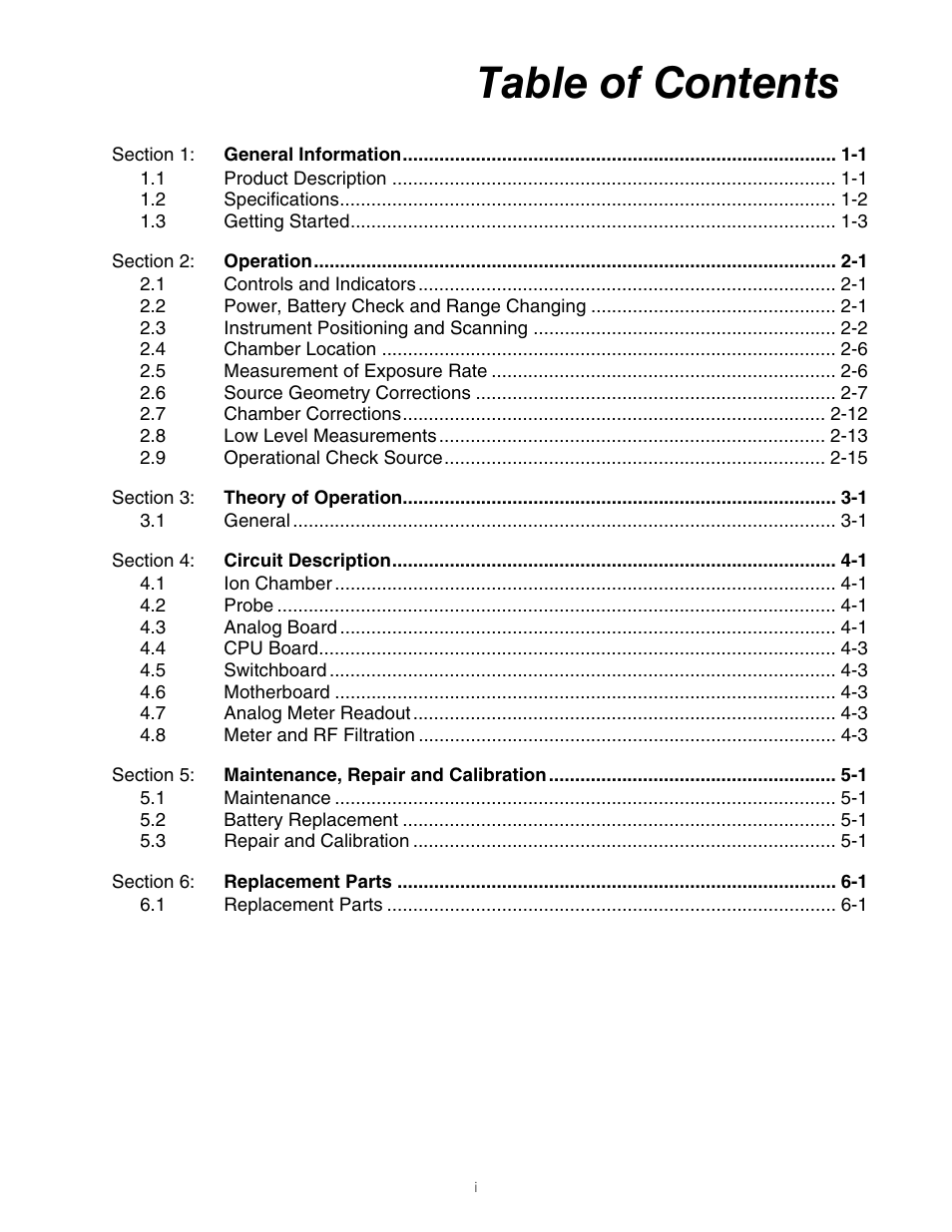 Fluke Biomedical 440RF User Manual | Page 3 / 38