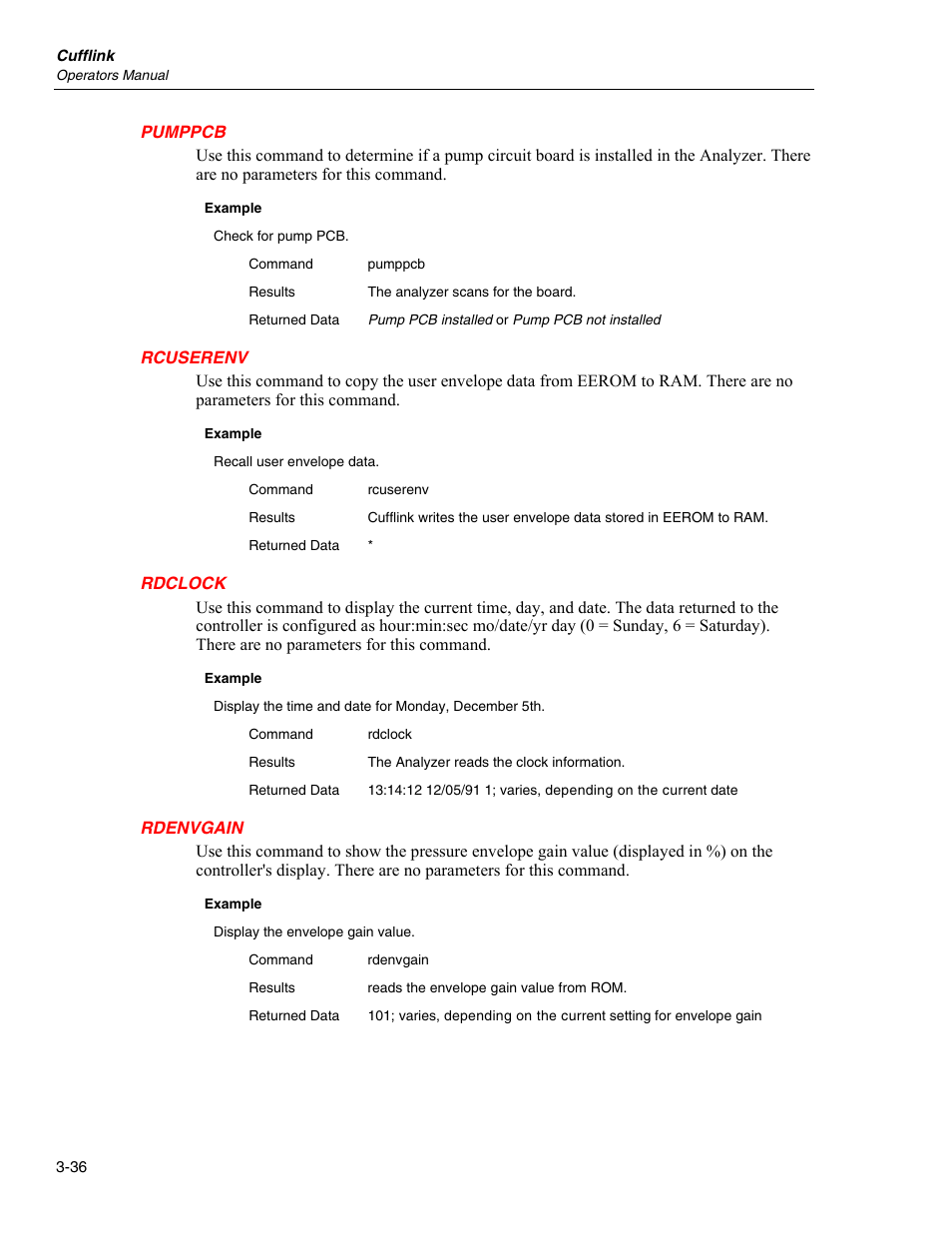 Pumppcb, Rcuserenv, Rdclock | Rdenvgain | Fluke Biomedical Cufflink User Manual | Page 110 / 150