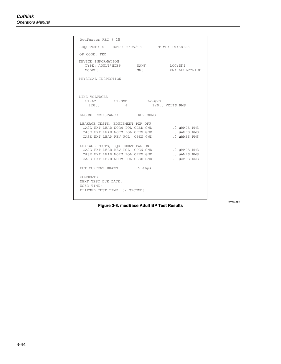 Fluke Biomedical Cufflink User Manual | Page 118 / 150