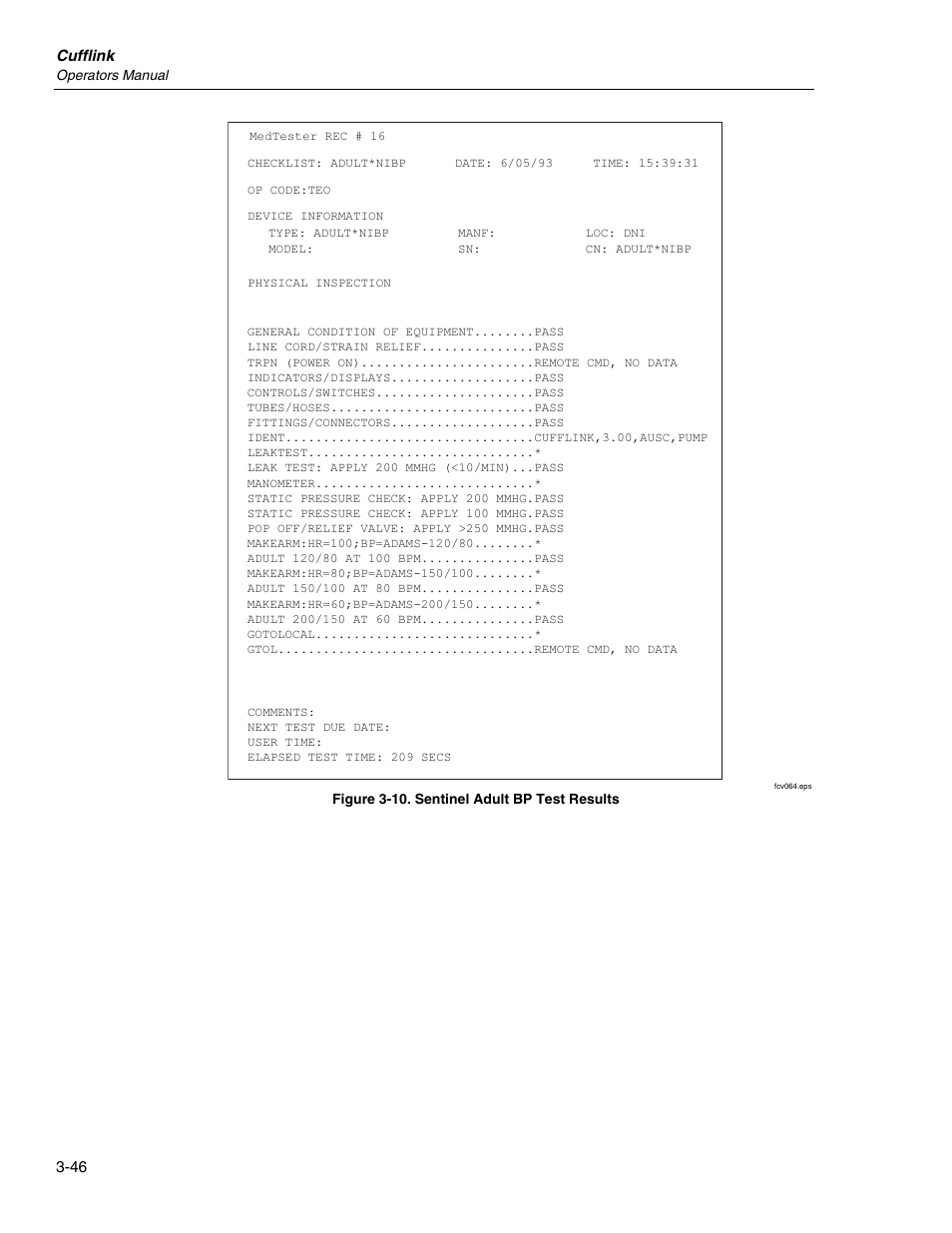 Fluke Biomedical Cufflink User Manual | Page 120 / 150