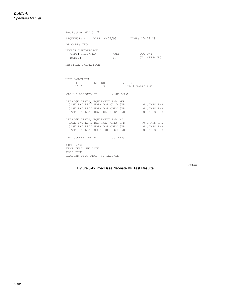 Fluke Biomedical Cufflink User Manual | Page 122 / 150