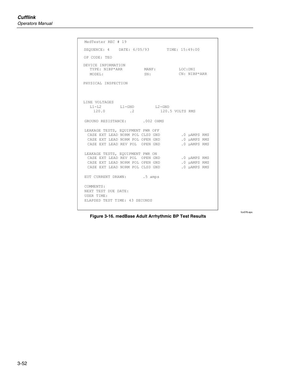 Fluke Biomedical Cufflink User Manual | Page 126 / 150