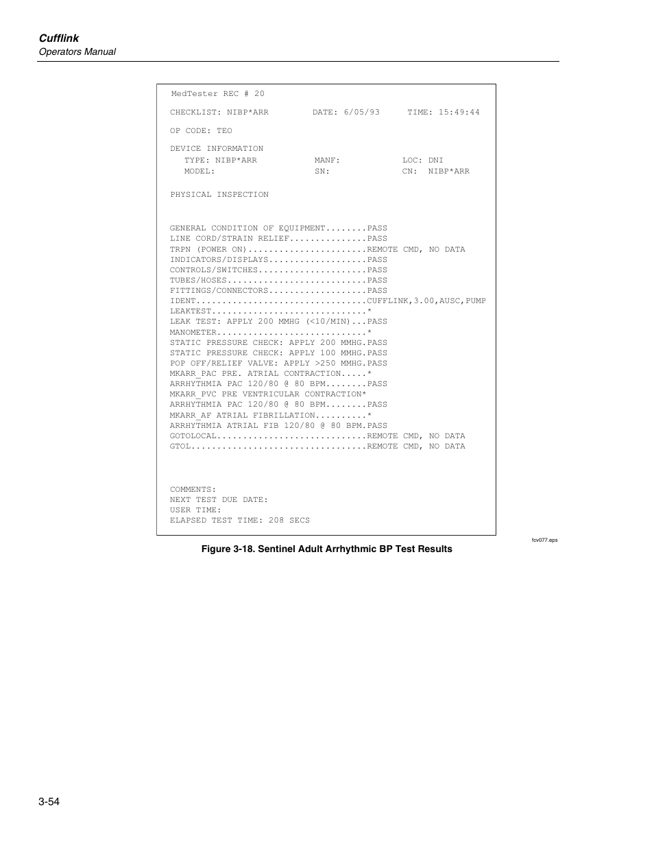 Fluke Biomedical Cufflink User Manual | Page 128 / 150