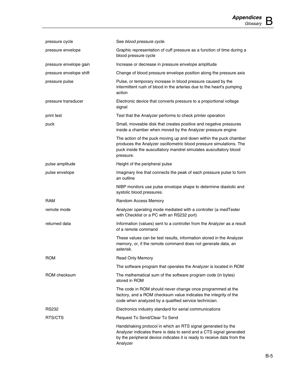 Fluke Biomedical Cufflink User Manual | Page 149 / 150