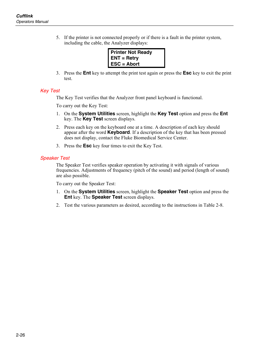 Fluke Biomedical Cufflink User Manual | Page 54 / 150