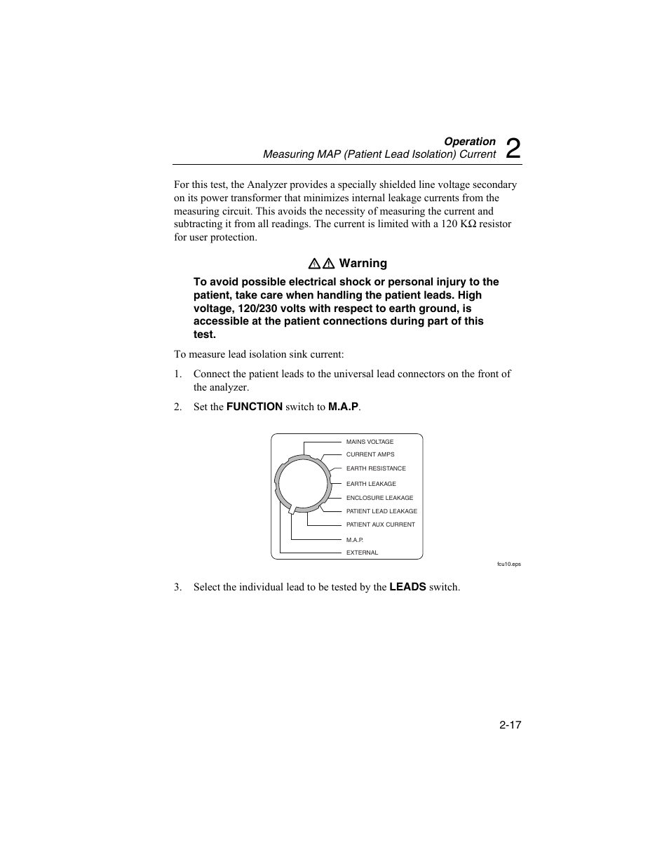 Xw warning | Fluke Biomedical DALE601 User Manual | Page 41 / 54