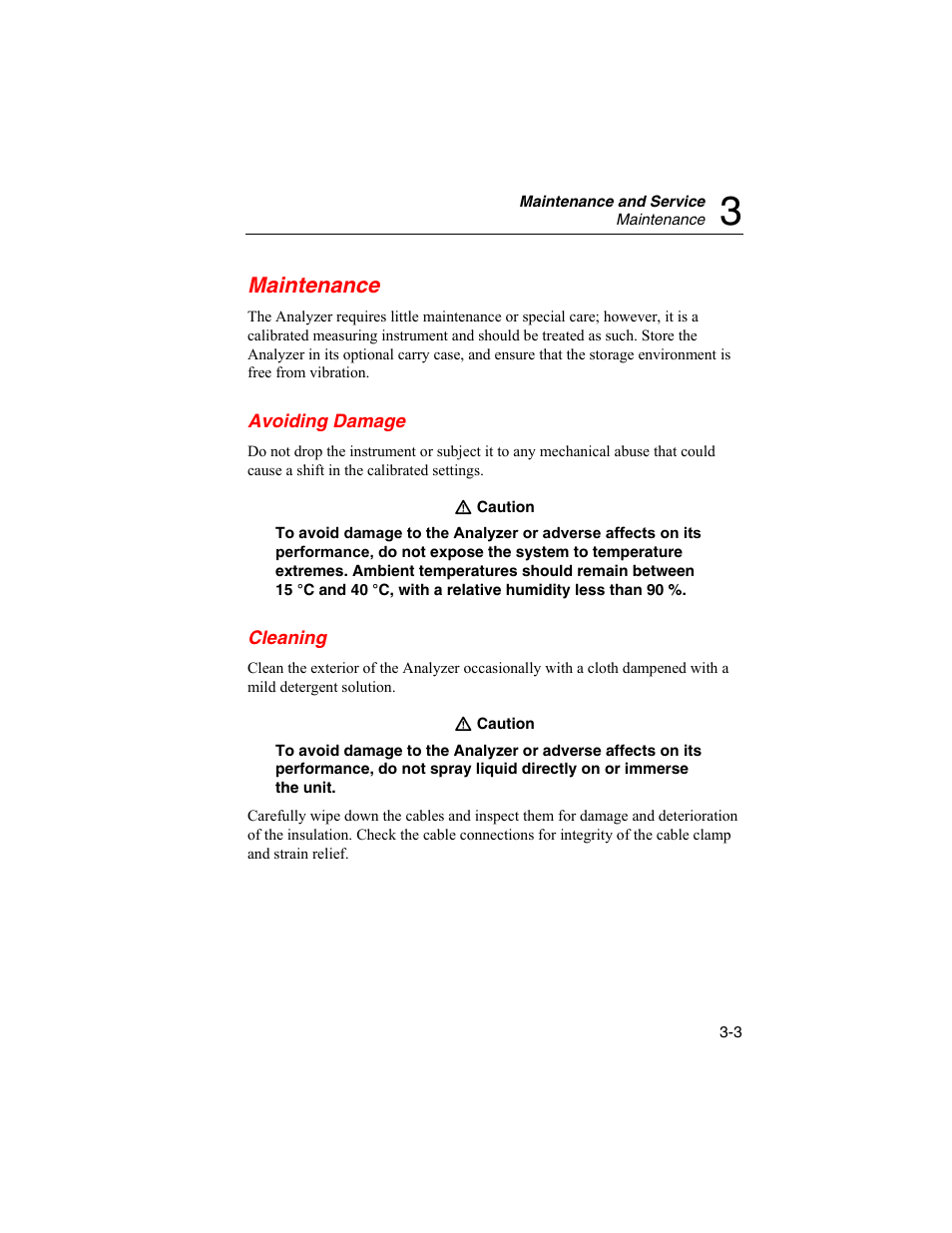 Maintenance, Avoiding damage, Cleaning | Fluke Biomedical DALE601 User Manual | Page 49 / 54