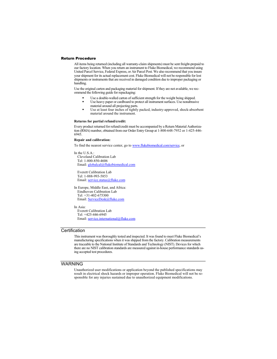 Fluke Biomedical DataSim 6100 User Manual | Page 4 / 64