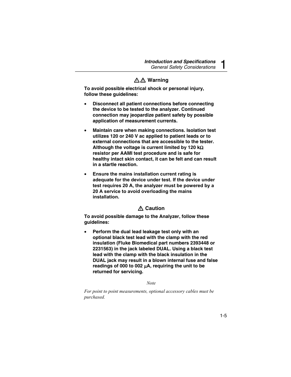 Fluke Biomedical ESA180 User Manual | Page 15 / 46