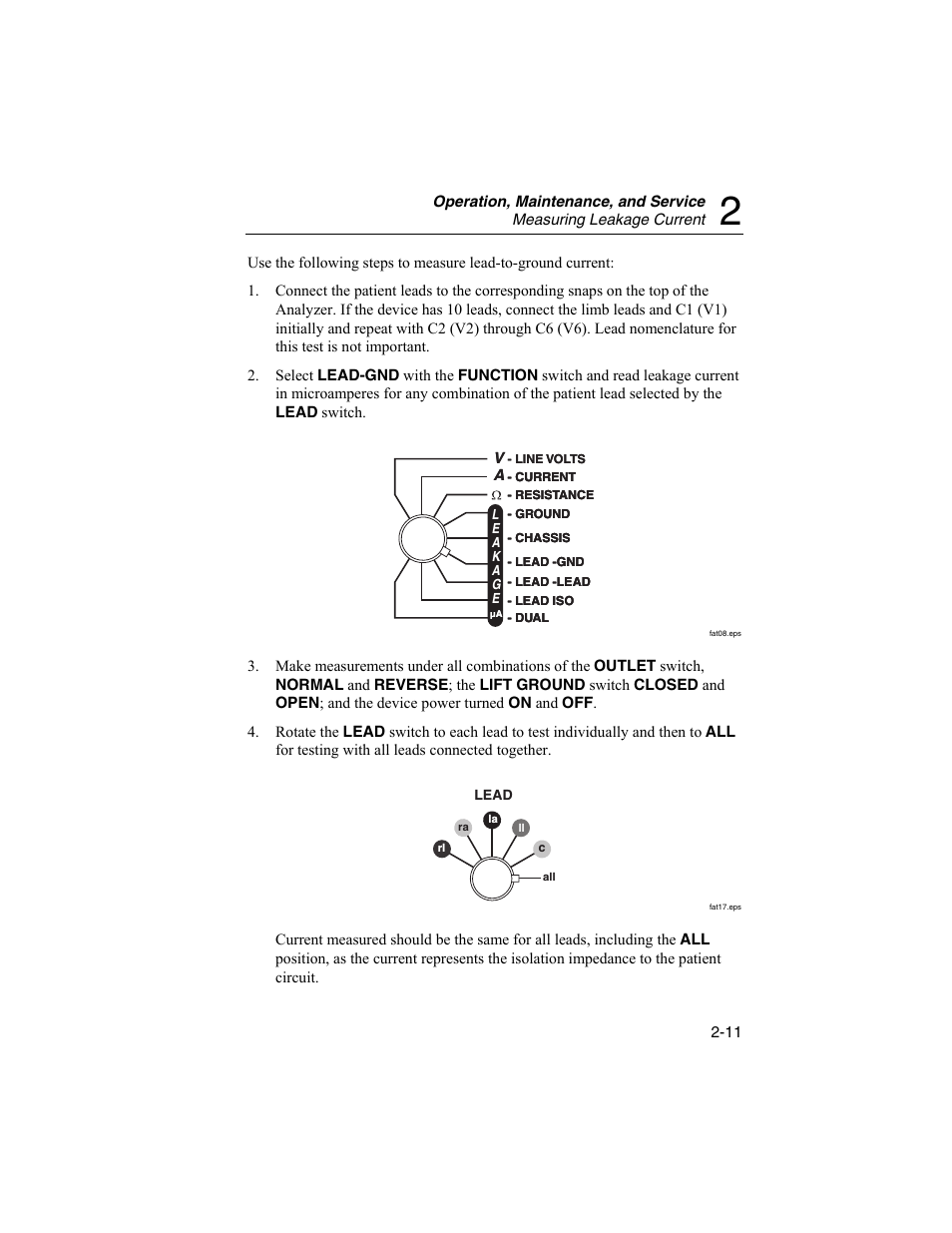 Fluke Biomedical ESA180 User Manual | Page 33 / 46