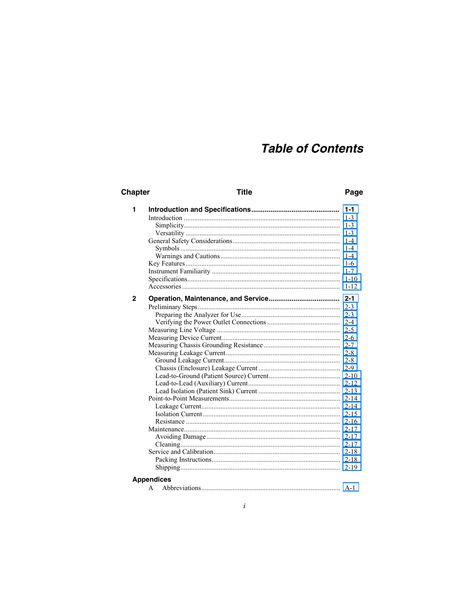 Fluke Biomedical ESA180 User Manual | Page 7 / 46