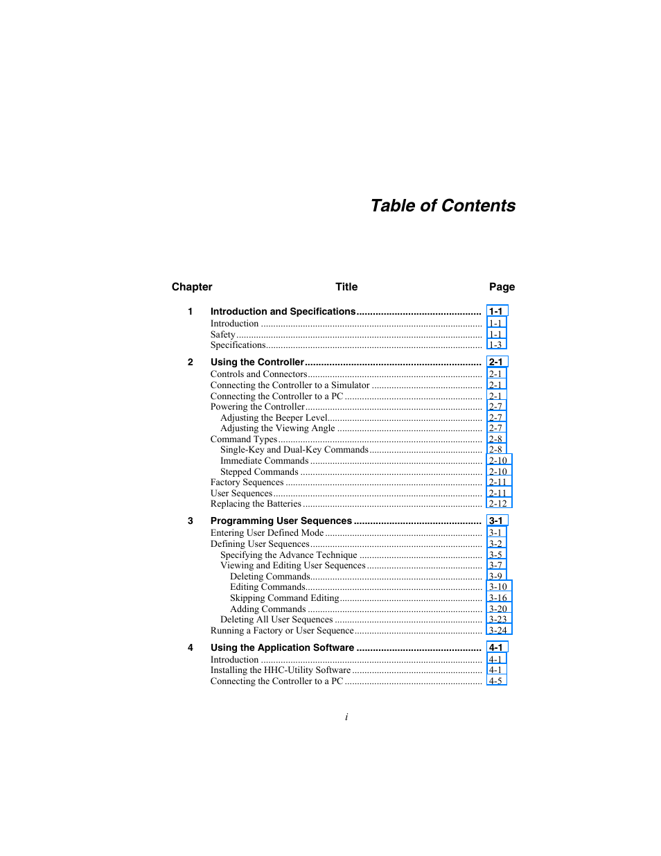 Fluke Biomedical HHC3 User Manual | Page 7 / 106
