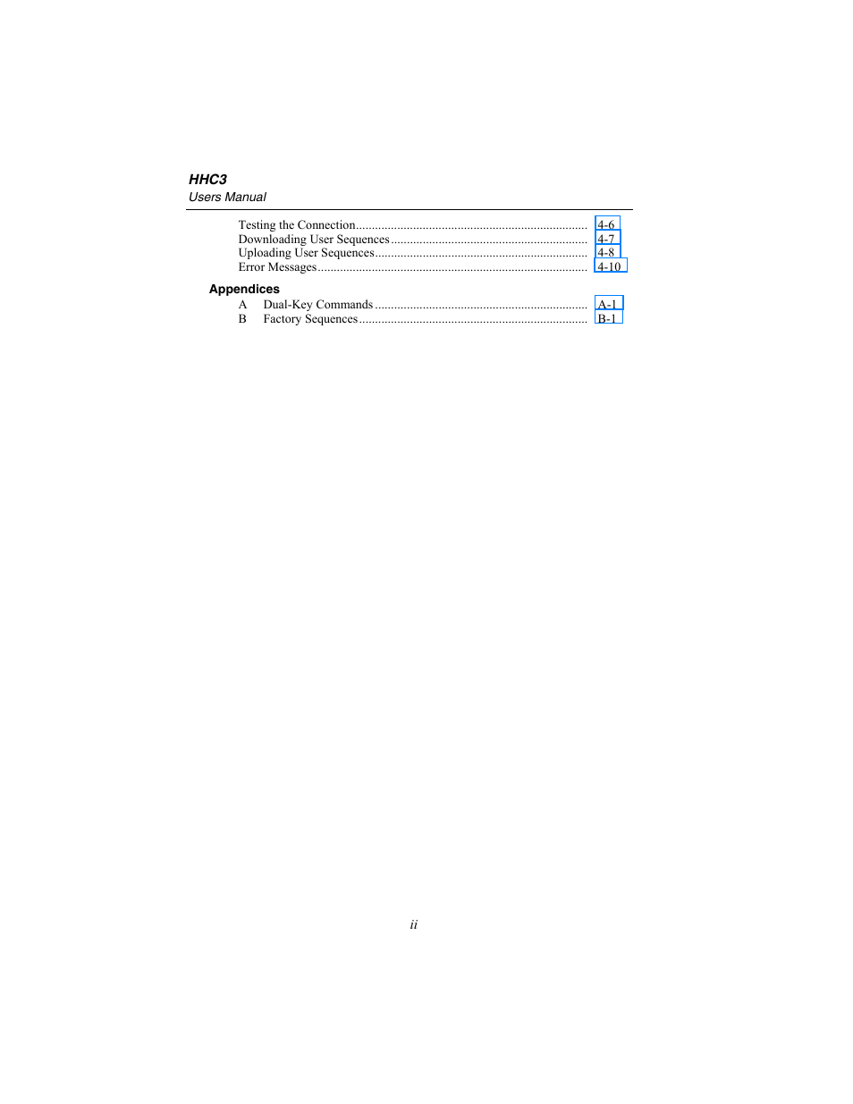 Fluke Biomedical HHC3 User Manual | Page 8 / 106
