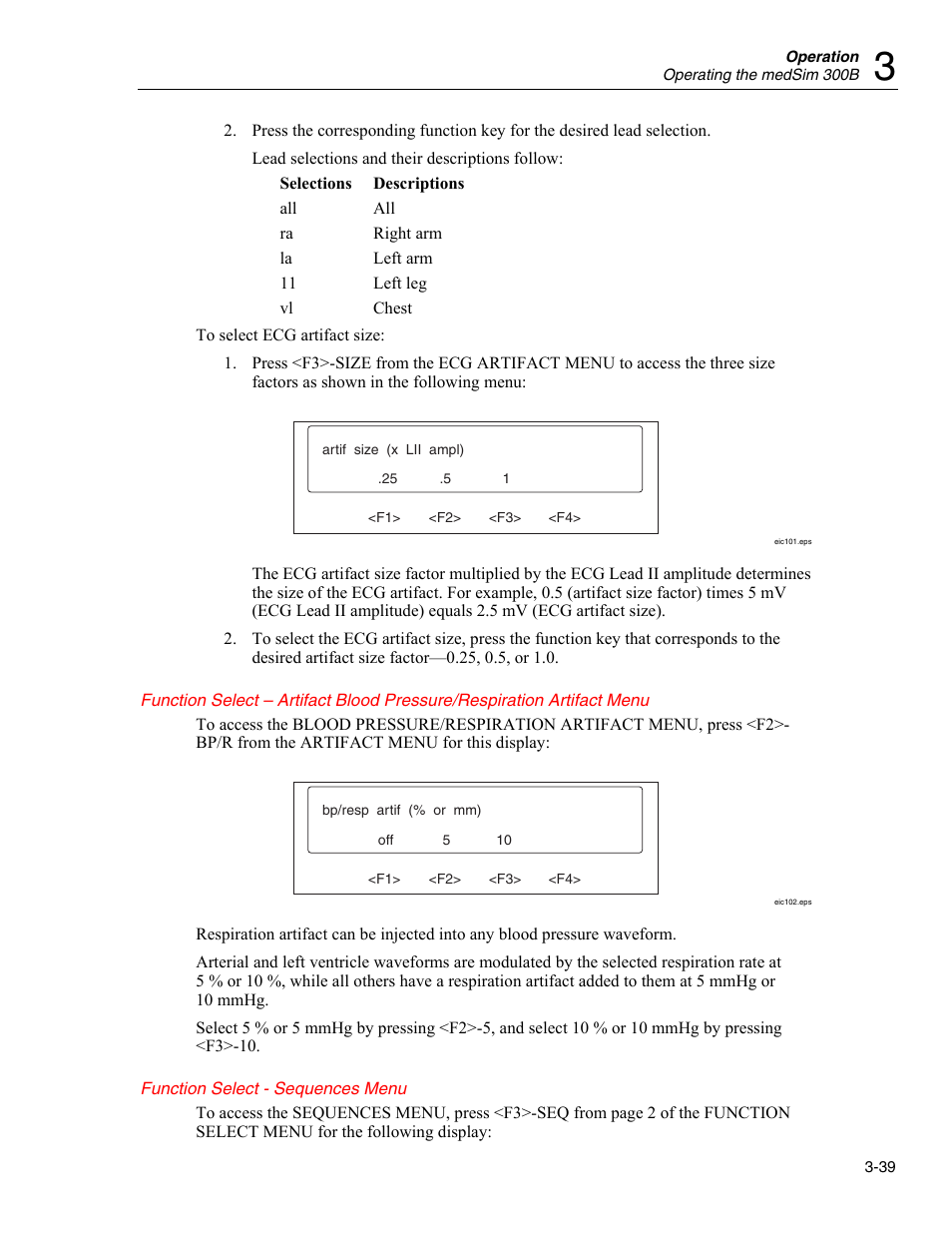 Fluke Biomedical medSim 300B User Manual | Page 67 / 158