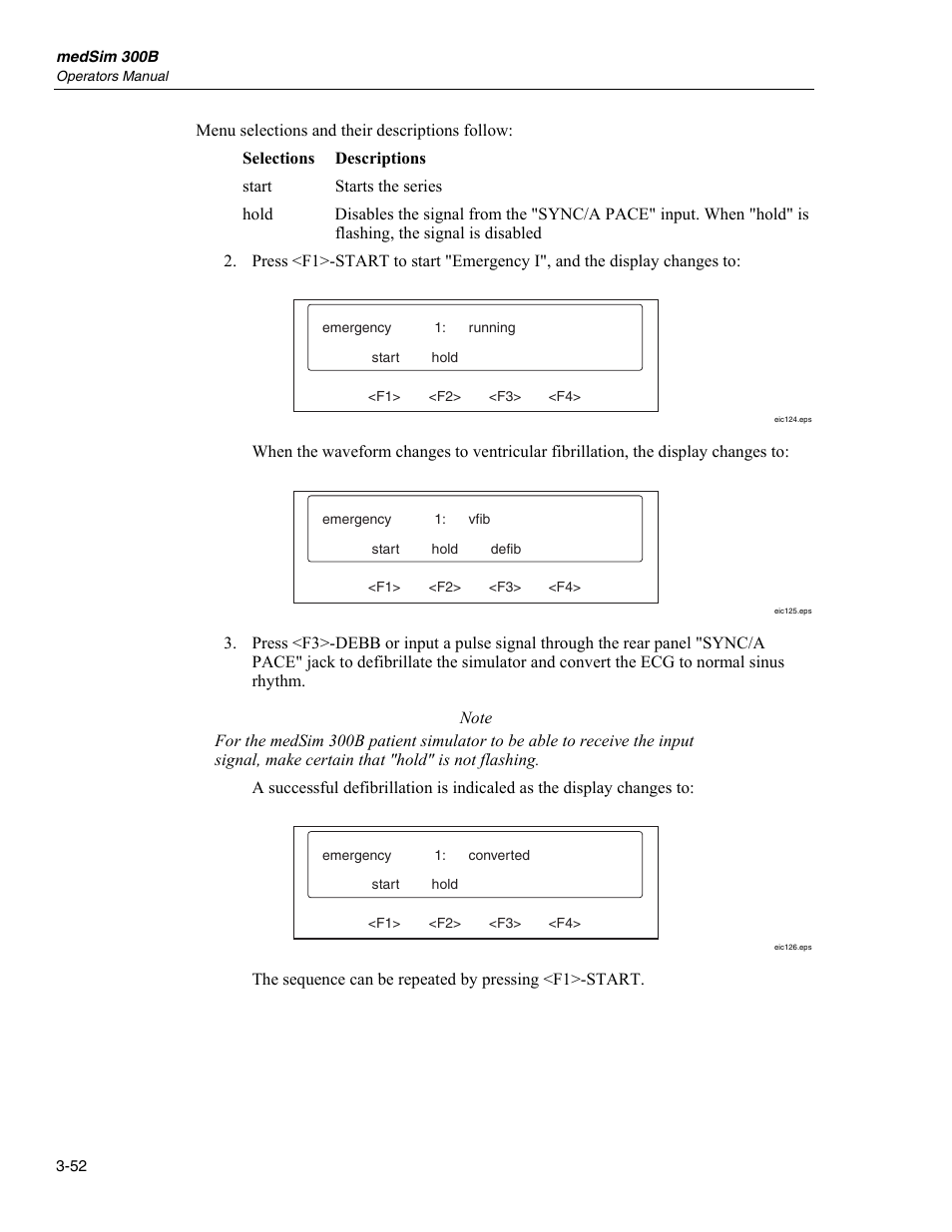 Function select - defibrillator tests menu | Fluke Biomedical medSim 300B User Manual | Page 80 / 158