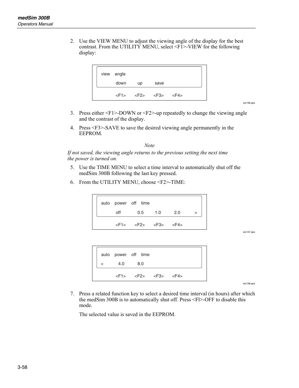 Function select - utility menu | Fluke Biomedical medSim 300B User Manual | Page 86 / 158
