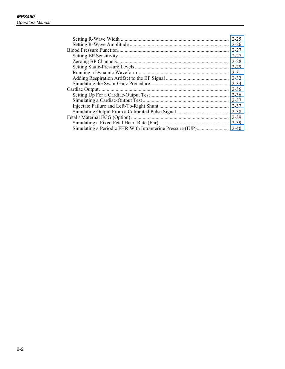 Fluke Biomedical MPS450 User Manual | Page 34 / 126