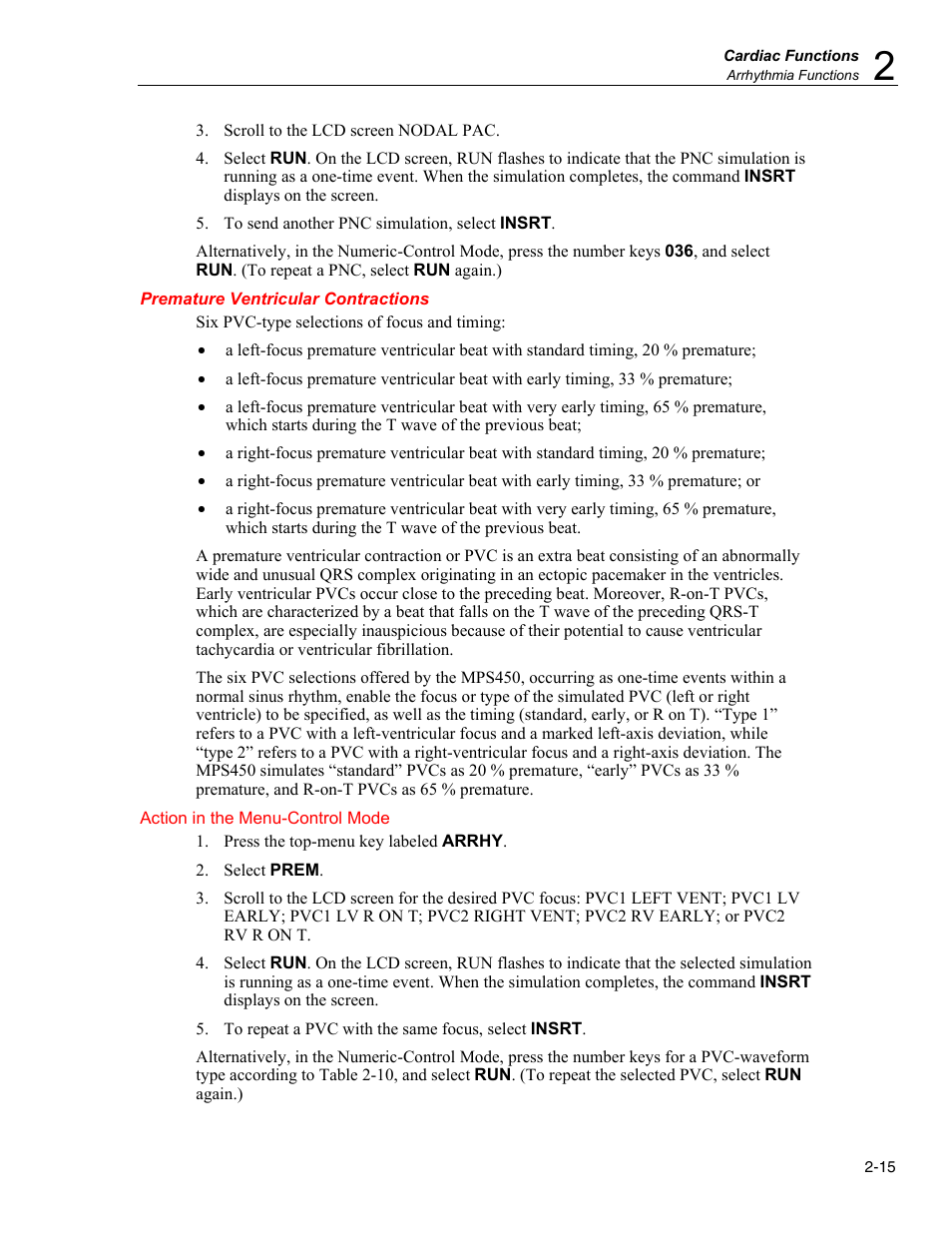 Premature ventricular contractions | Fluke Biomedical MPS450 User Manual | Page 47 / 126