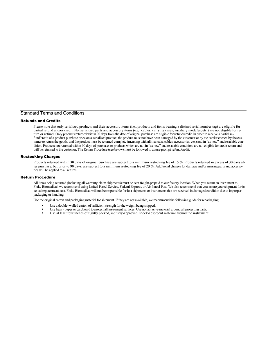 Fluke Biomedical PS420 User Manual | Page 4 / 42