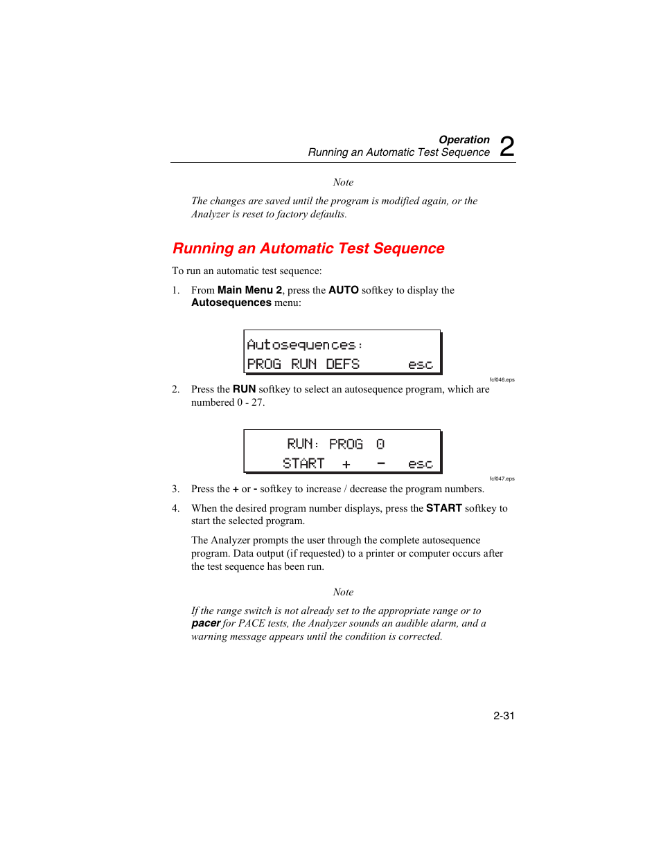 Running an automatic test sequence | Fluke Biomedical QED 6 User Manual | Page 57 / 72