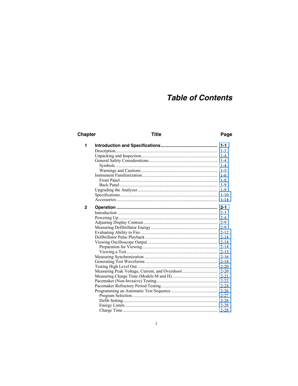 Fluke Biomedical QED 6 User Manual | Page 7 / 72