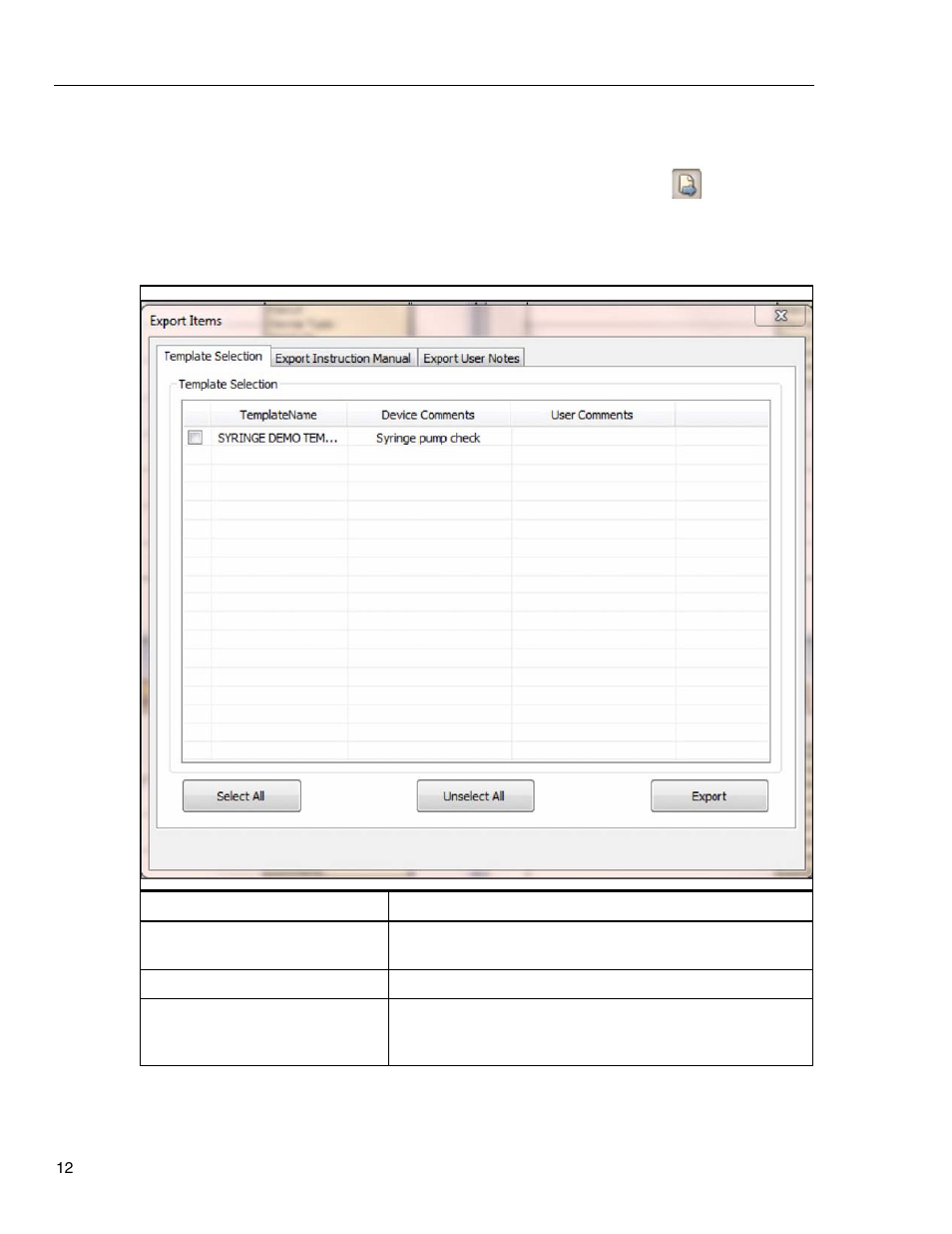 Export to the product (ida-5 only) | Fluke Biomedical HydroGraph User Manual | Page 20 / 20