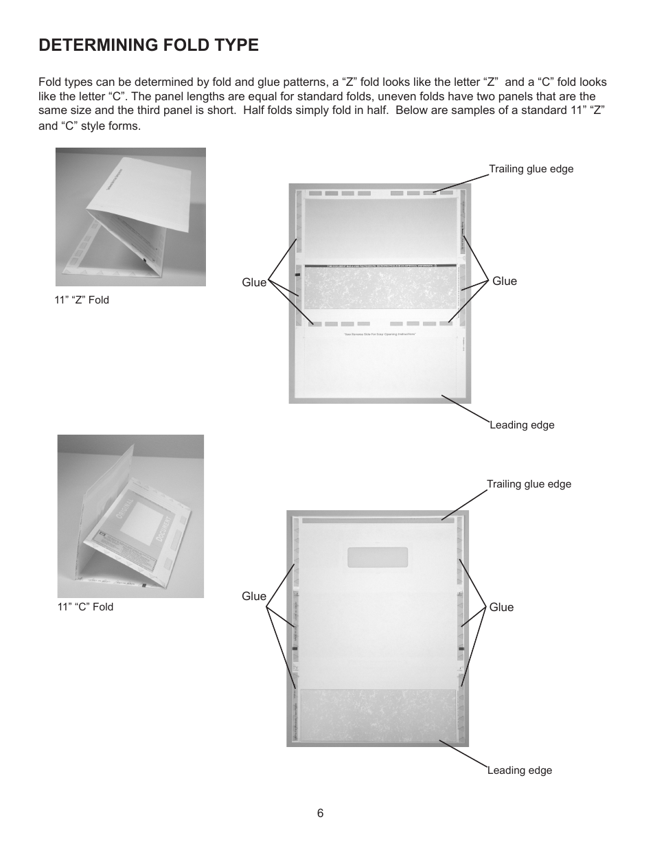 Determining fold type | Formax FD 1200 User Manual | Page 10 / 15