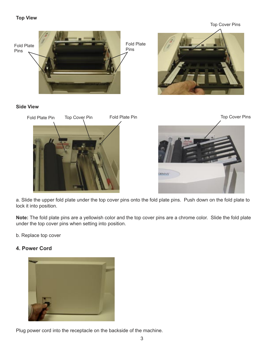 Formax FD 1400 Quick Setup Guide & Test Sheet User Manual | Page 3 / 9