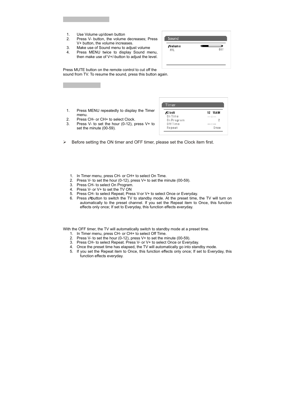 Curtis TV2010 User Manual | Page 12 / 14