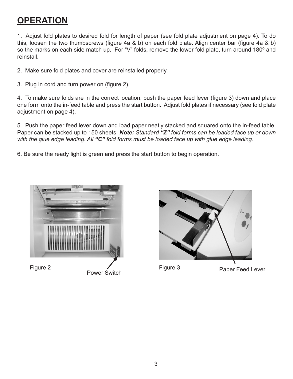 Operation | Formax FD 1500 Plus User Manual | Page 7 / 14