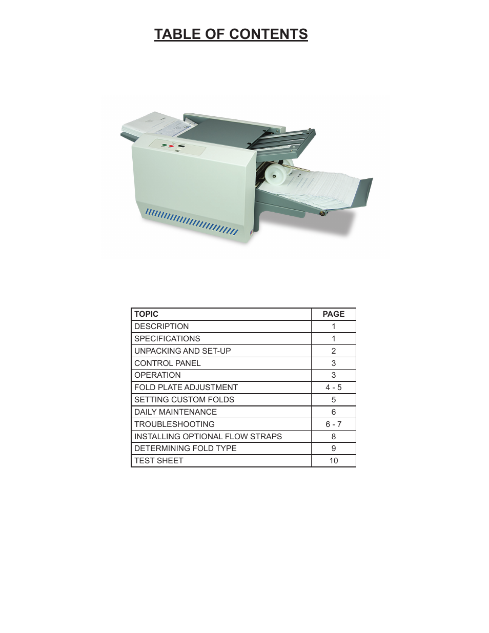 Formax FD 1502 Plus User Manual | Page 3 / 14