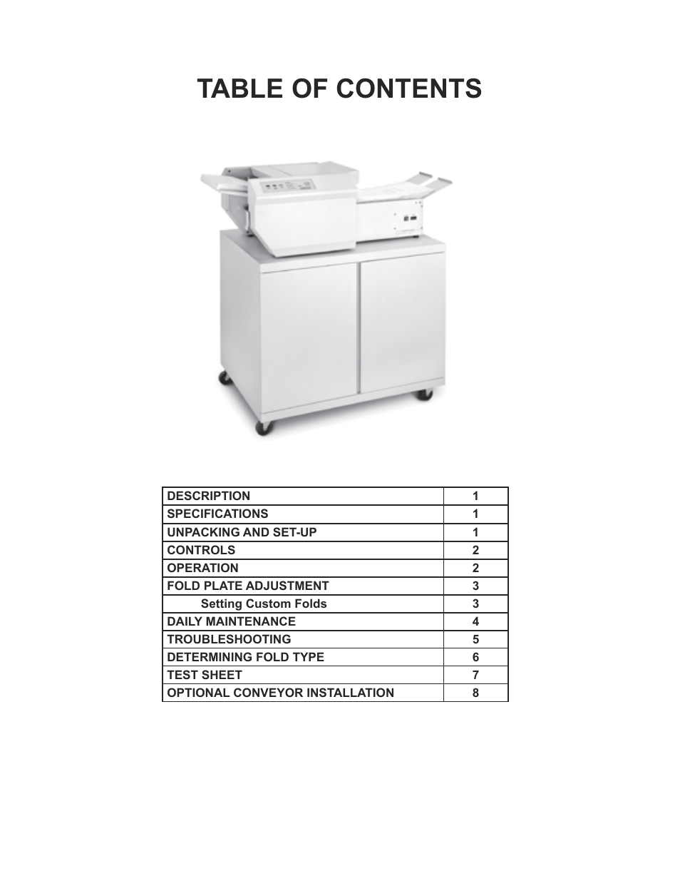 Formax FD 2000 Operator Manual, 5th Edition User Manual | Page 2 / 10