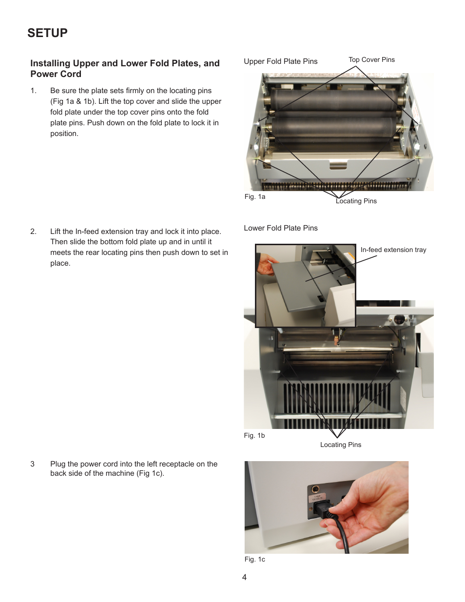 Setup | Formax FD 2002 User Manual | Page 8 / 17