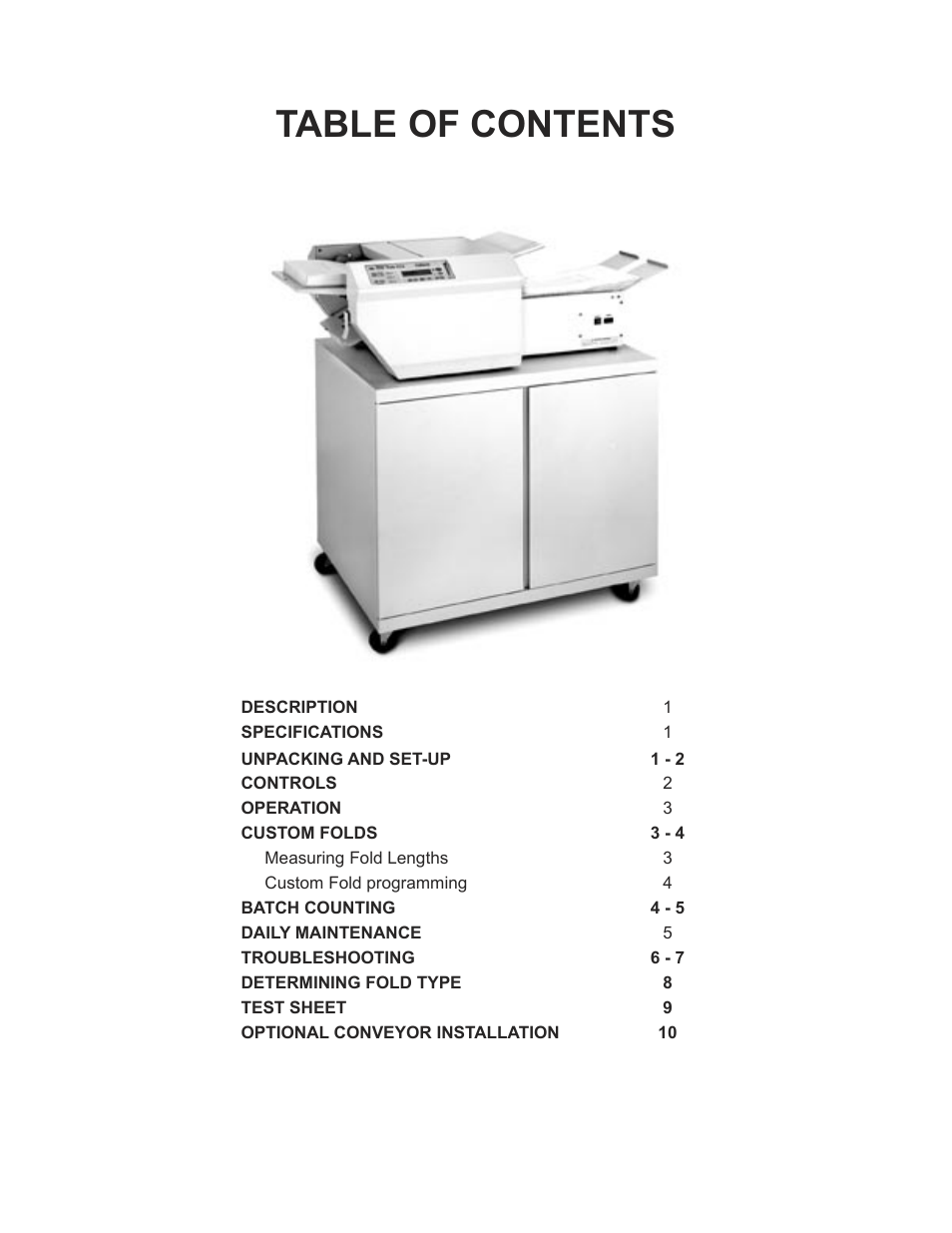 Formax FD 2052 Operator Manual, 4th Edition User Manual | Page 2 / 12