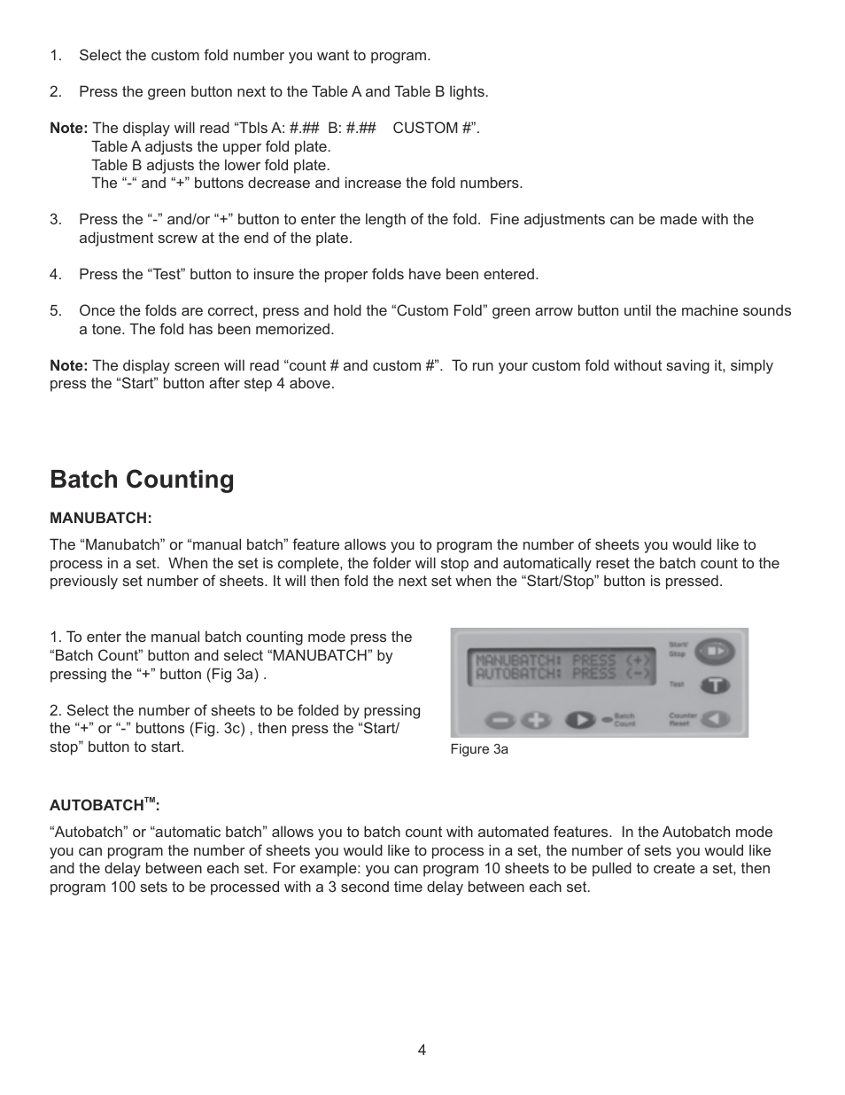 Batch counting | Formax FD 2052 Operator Manual, 4th Edition User Manual | Page 6 / 12