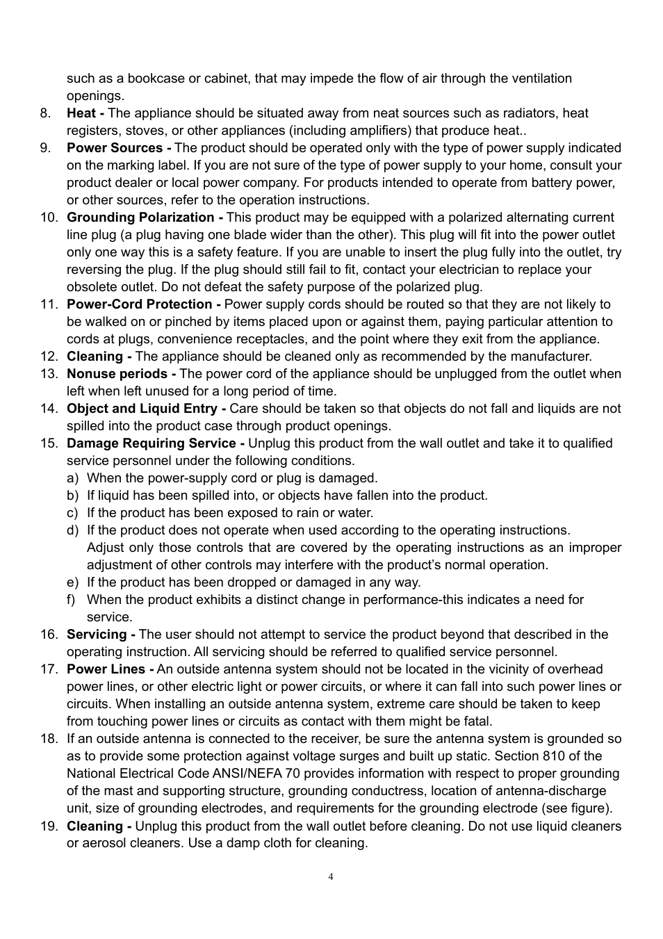 Curtis RCD544 User Manual | Page 4 / 10