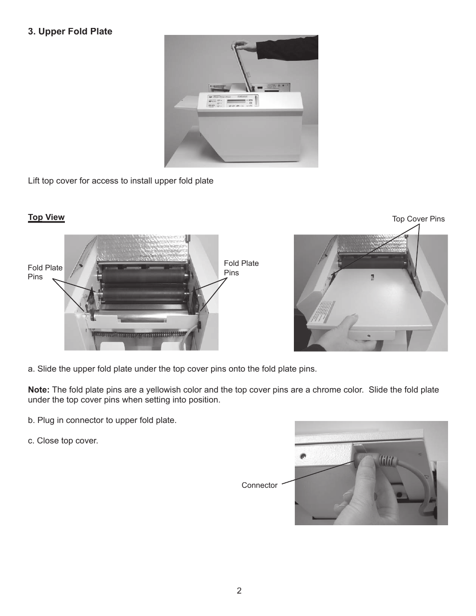 Formax FD 2052 Quick Setup Guide & Test Sheet User Manual | Page 2 / 8