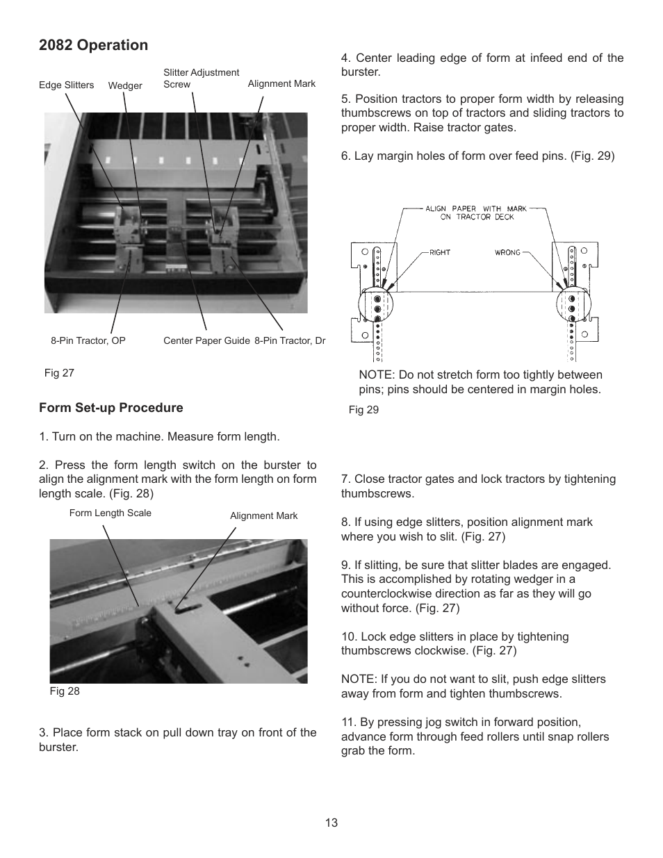 2082 operation | Formax FD 2092 User Manual | Page 15 / 25
