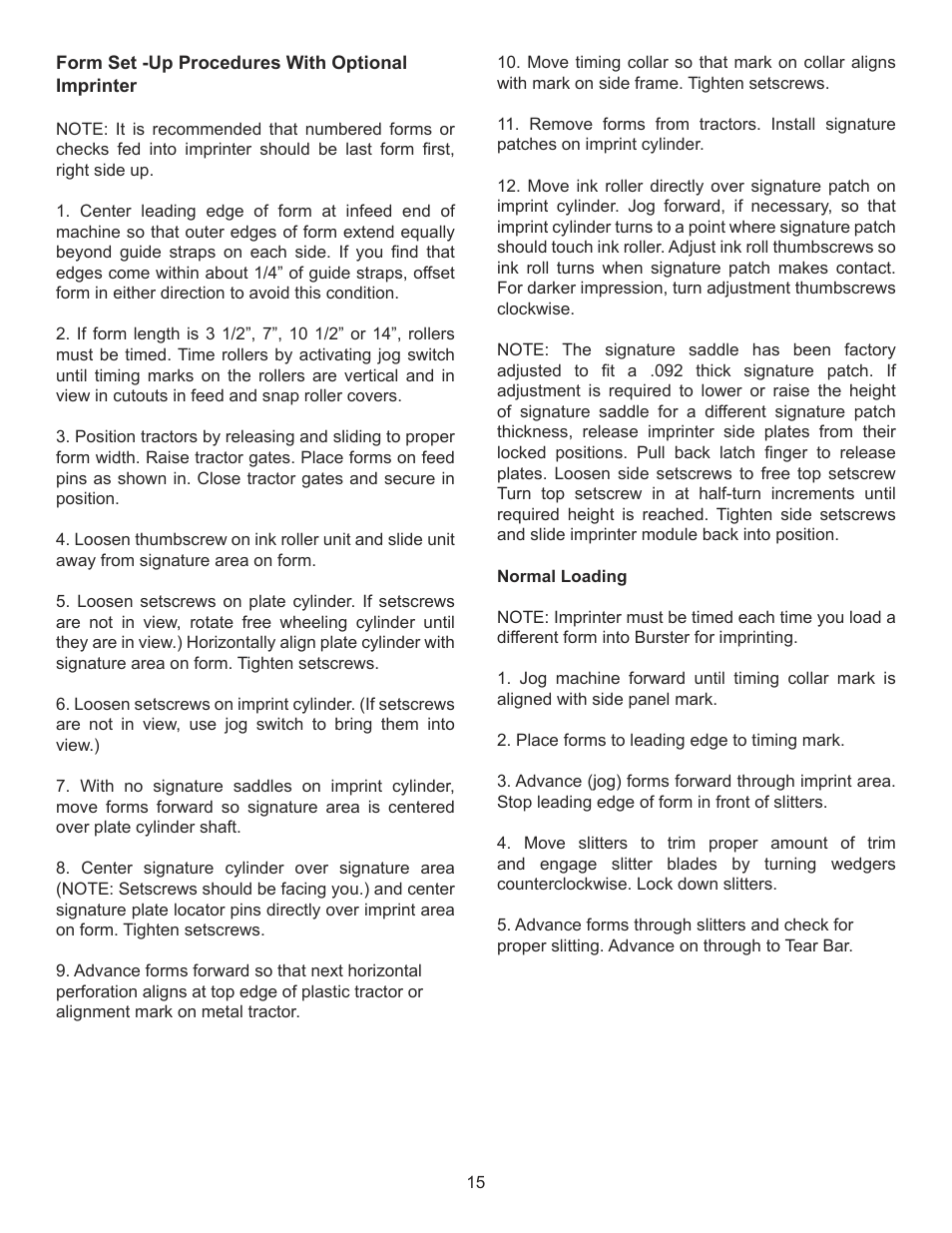 Formax FD 2092 User Manual | Page 17 / 25