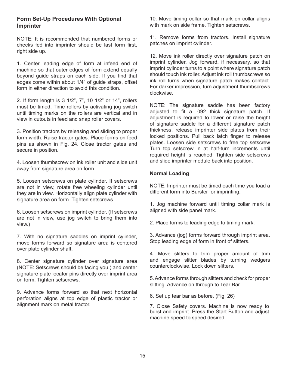 Formax FD 2094 User Manual | Page 19 / 39