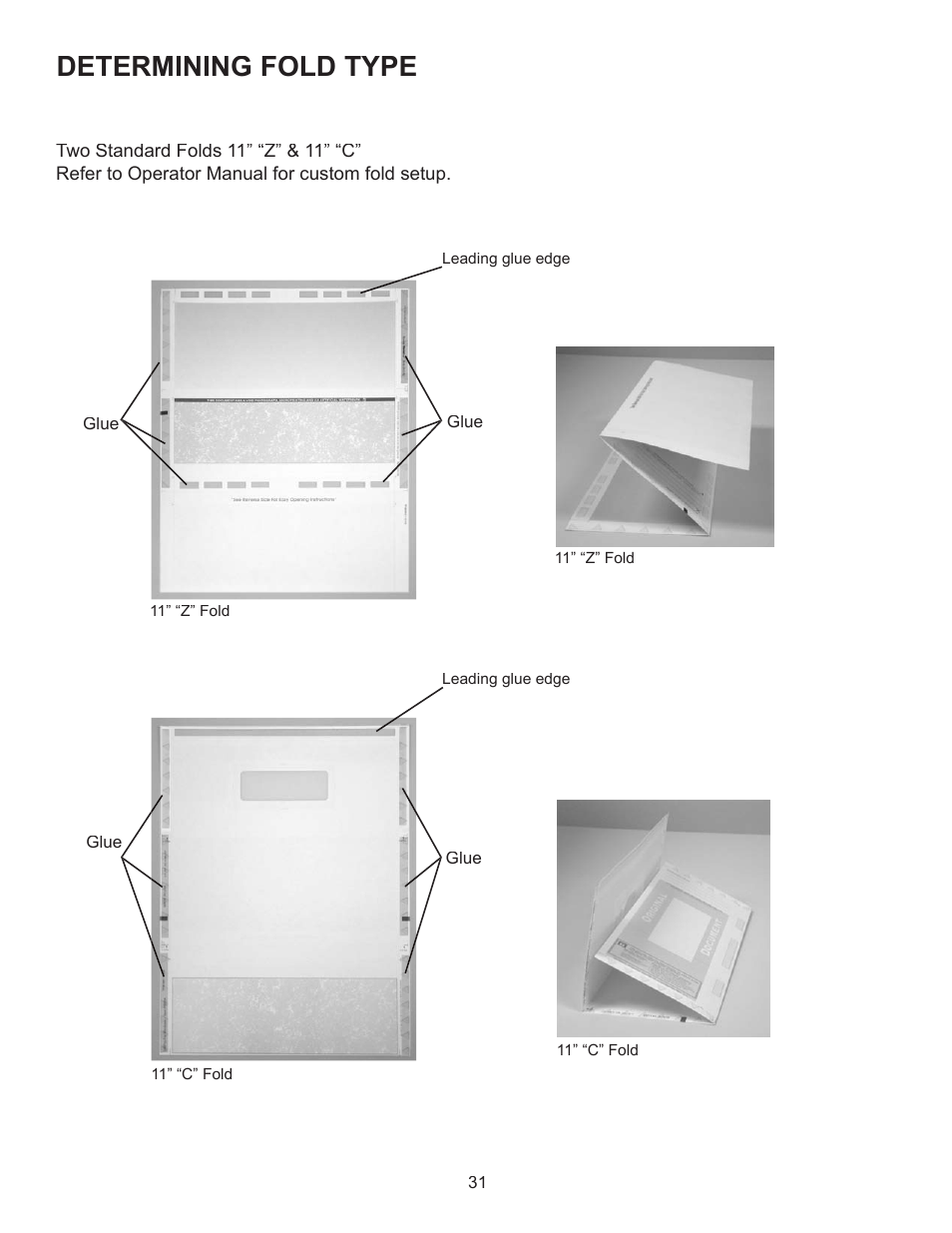 Determining fold type | Formax FD 2094 User Manual | Page 35 / 39