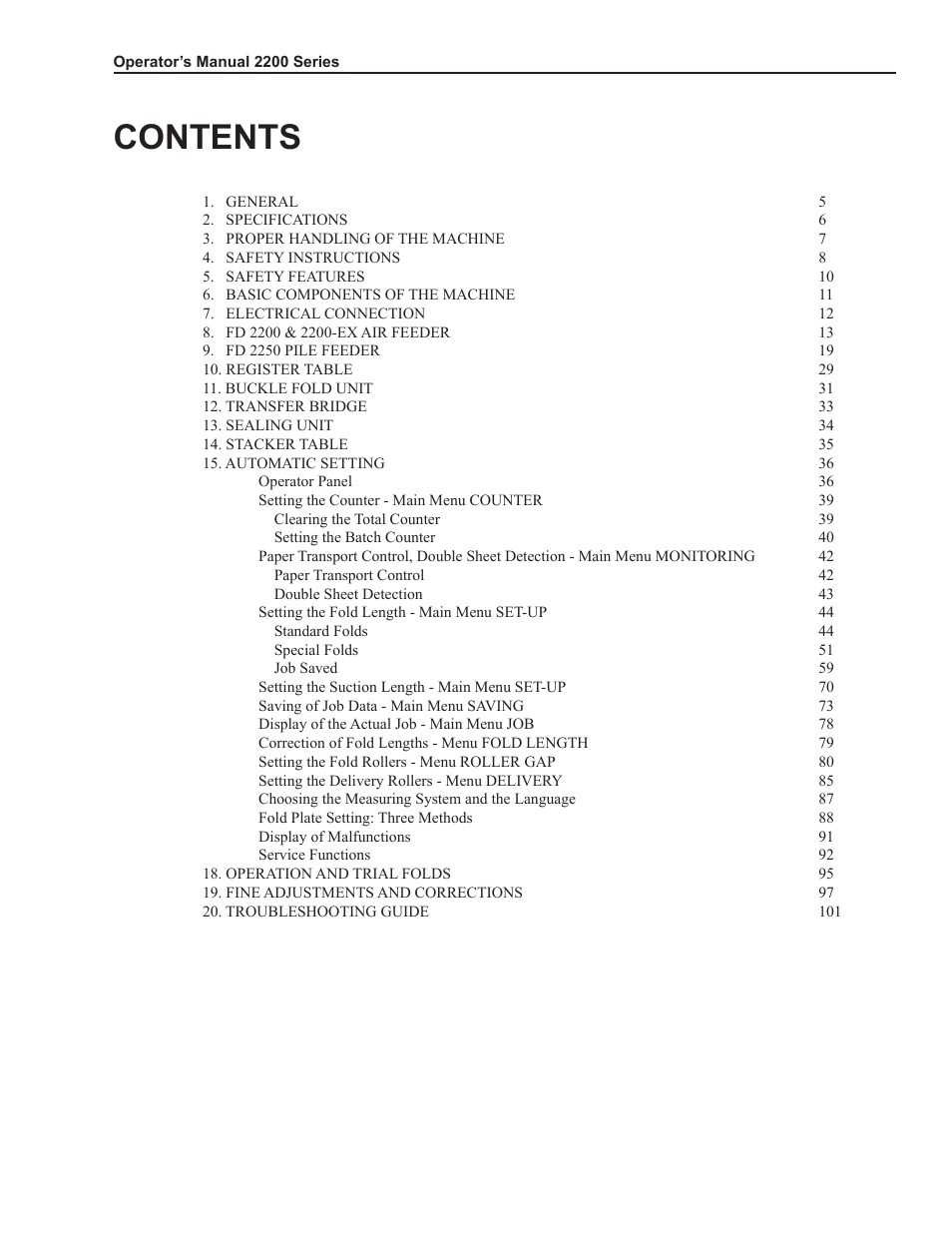 Formax 2200 Series User Manual | Page 3 / 103