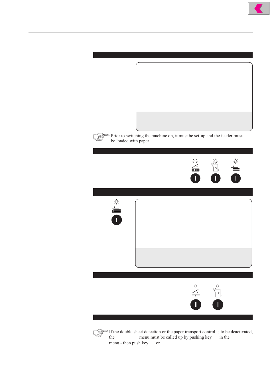 Double sheet detection | Formax 2200 Series User Manual | Page 43 / 103