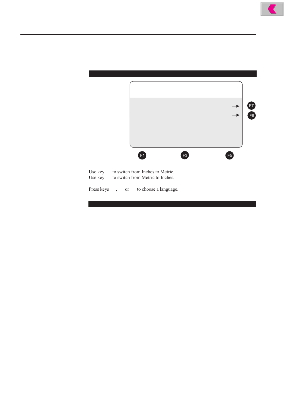 Choosing the measuring system and the language | Formax 2200 Series User Manual | Page 87 / 103