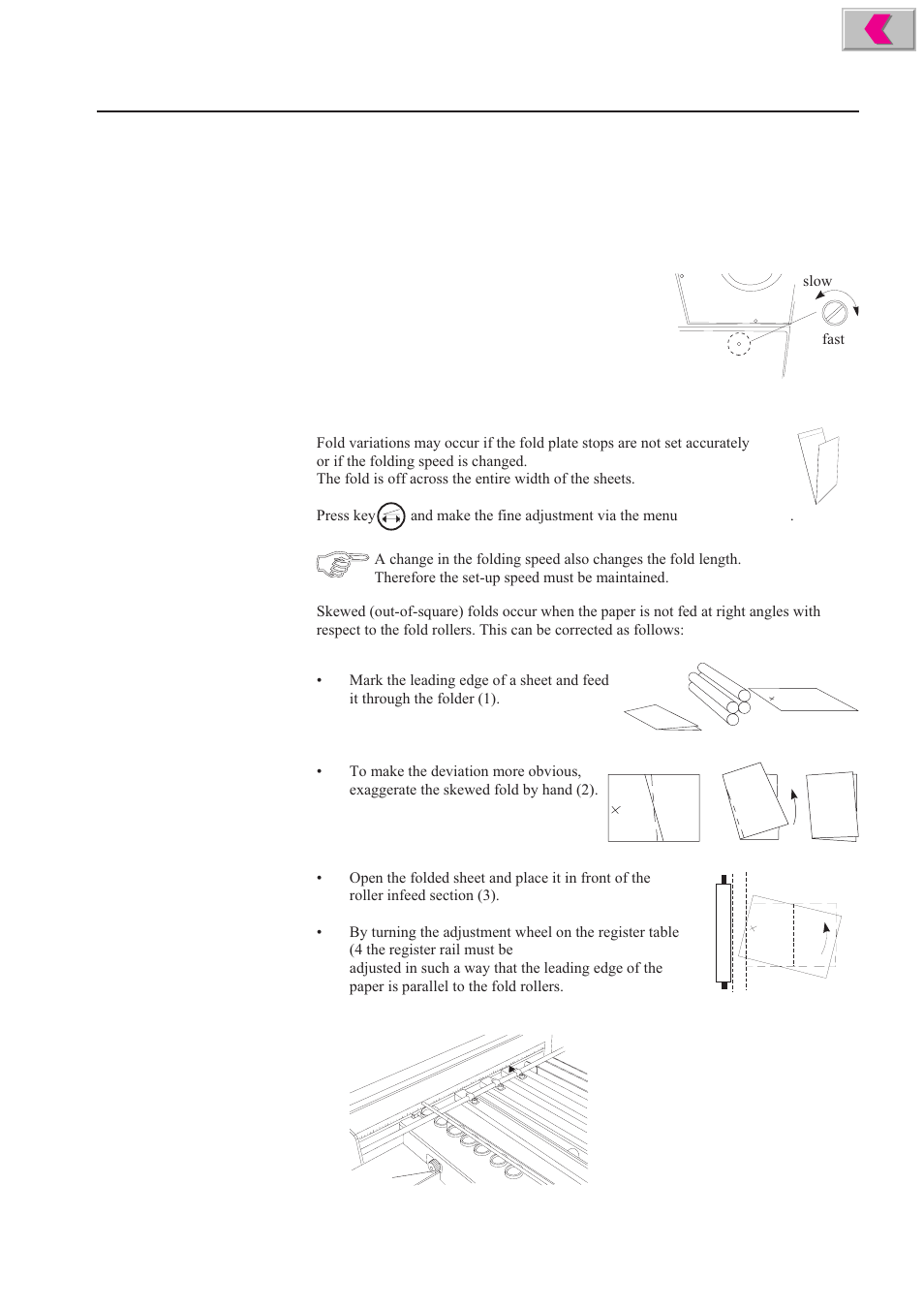 Fine adjustments and corrections, 17 . fine adjustments and corrections | Formax 2200 Series User Manual | Page 97 / 103