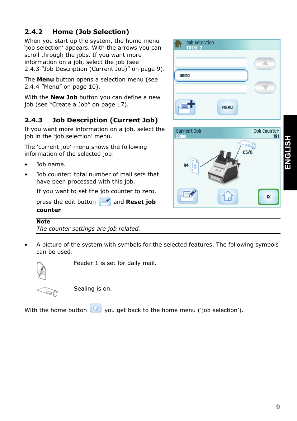 Englis h | Formax FD 6102 User Manual | Page 10 / 35