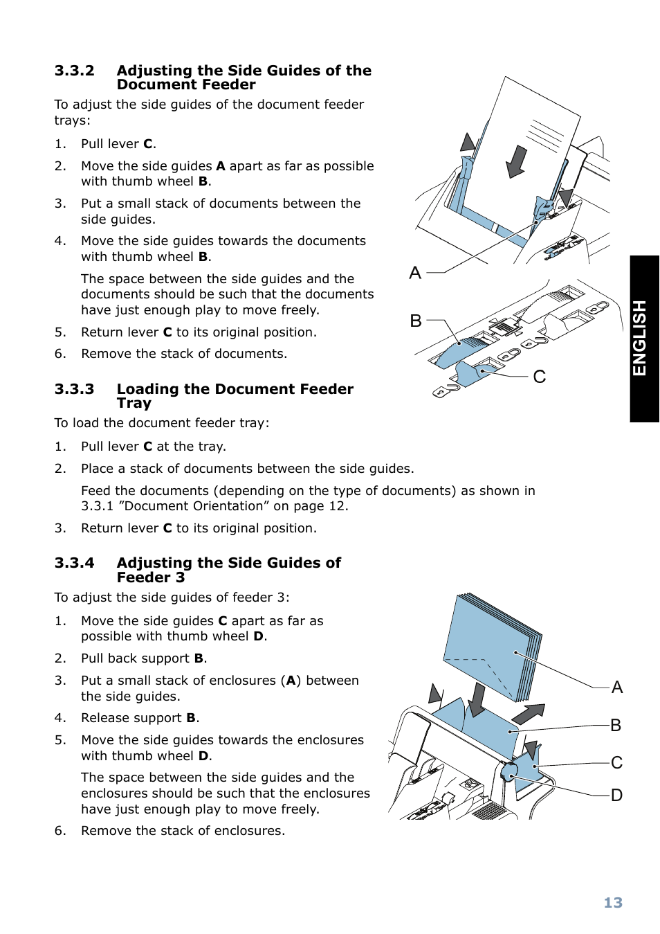 Englis h, Ab c d | Formax FD 6102 User Manual | Page 14 / 35
